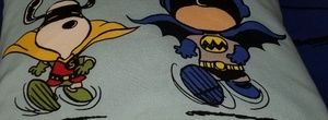 Peanuts as Batman bedding